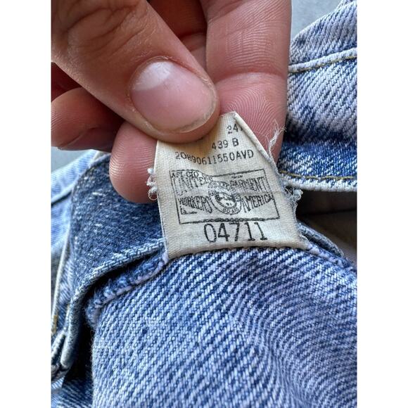 Vintage 90s Mens Lee Riders Acid Wash 100% Cotton 38x30 @MR - Picture 6 of 9